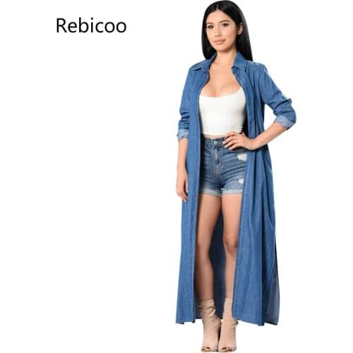 Rebicoo Womens Denim Shirts