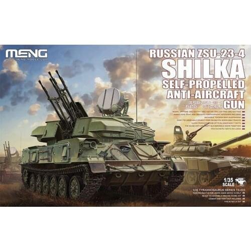 Meng Model 1/35 TS-023 Russian ZSU-23-4 Shilka Self-Propelled Anti-Aircraft Gun