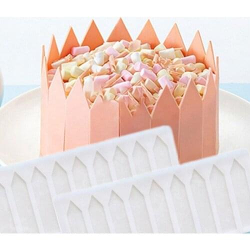 Arrow Fence Shape Silicone Sheet Mold Cake Decorating Tools Cupcake Insert Mold Chocolate Mould Decor Muffin Pan Baking Stencil