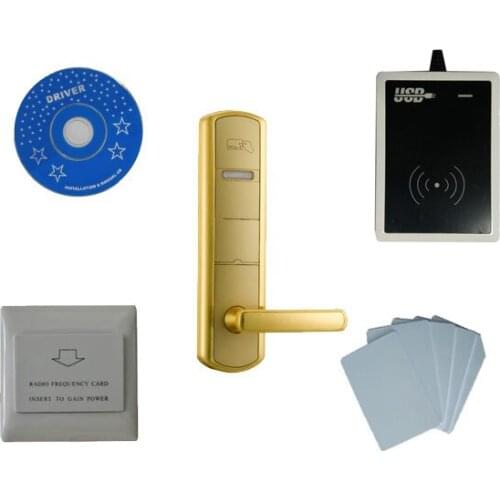 T57 hotel lock system, include T57 hotel lock, usb hotel encoder ,energy saving switch,T57 card ,sn:CA-8029-kit