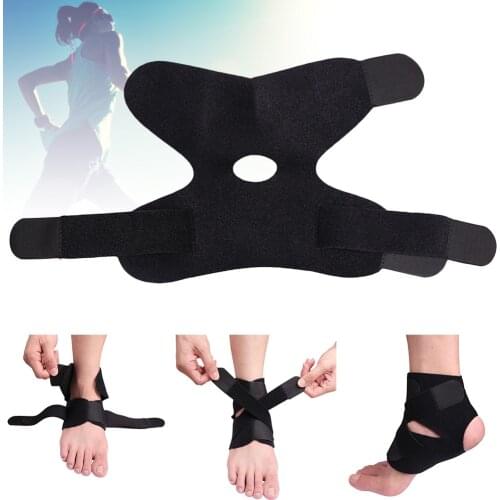 Sports Ankle Cross-wound Adjustable Ankle Support Strap Soft Compression Wrap Bandage Elastoplast XR-Hot
