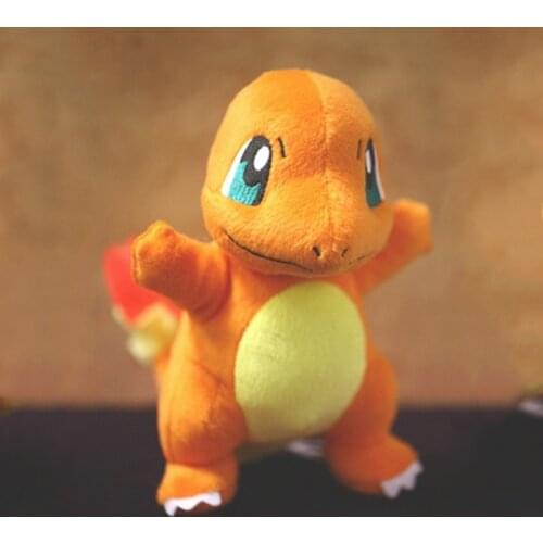 TAKARA TOMY Pokemons Charmander Soft Stuffed Toy Japan Anime Dragon Plush Doll Gift For Children