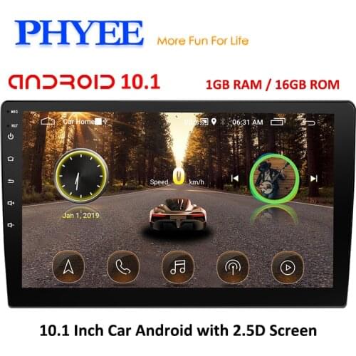 2 Din Car Radio Navigation 10.1" Android Intelligent System Mirror Link Wifi GPS Bluetooth USB Multimedia Player Head Unit 9101S