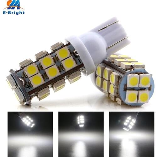2pcs DC 12V 24V T10 1210 28 SMD LED Lamps Red Blue White Car Side Wedge Marke Clearance Car Door Light Bulb 194 927 161 168 W5W