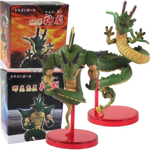 9cm Dragon Ball Z DBZ Anime Shenron Green Animals PVC Action Figure Cartoon Collection Model Toy Kids GIft Brinquedos Decoration
