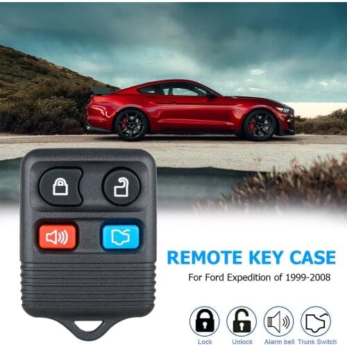 Keyless Entry Remote Key Fob 4-Button Car 315MHz Outdoor Personal Car Parts Decoration for Ford Crown Victoria Escape