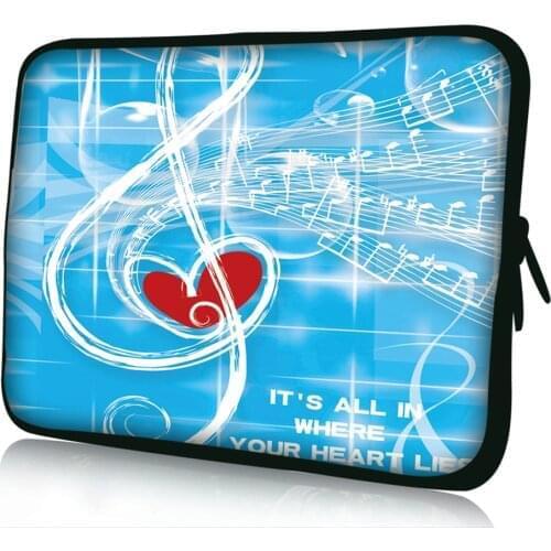 Music Note 13 13.3 Notebook Case Print Carrying Cover 12 11.6 Laptop Chromebook Bag 10 14 15 17 15.6 17.3 Computer PC Bag Pouch