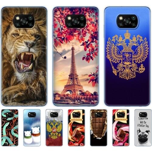 For Xiaomi Poco X3 NFC Case Silicon TPU Soft Back Phone Cover For POCO X3 Pro Case Poco X 3 PocoX3 NFC 6.67'' Global POCOPHONE