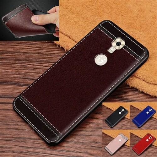Gionee M6 Case Litchi Leather Texture Soft TPU Case Cover Fundas For Gionee M6 Back Cover Coque Etui Kryt