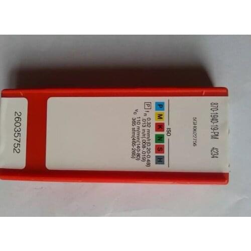 2PCS CARBIDE INSERT 870-1940-19-PM4234 4334