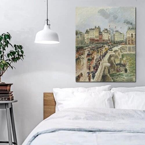 Camille Pissarro Classic Artist Wallpaper Art Canvas Painting Print Living Room Home Decor Modern Wall Art Oil Painting Poster