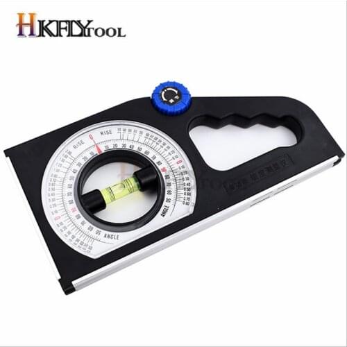 Multi function Slope measuring instrument universal bevel protractor angle level declinometer Angle Feet Foot Slope Meter