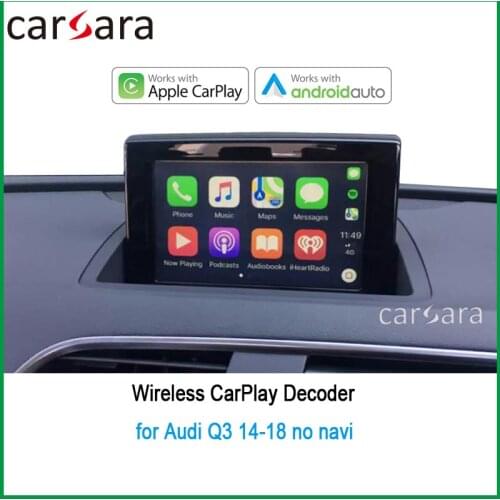 New Car Wireless Carplay Video Interface for AU DI Q3 3G MMI/MIB System Support App le Carplay Android Auto