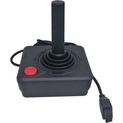 Upgraded 1.5M Gaming Joystick Controller For Atari 2600 game rocker With 4-way Lever And Single Action Button Retro Gamepad