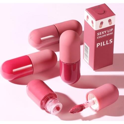 Wholesale Hot Selling Waterproof Lip Gloss Long Lasting Capsule Lipstick Tube