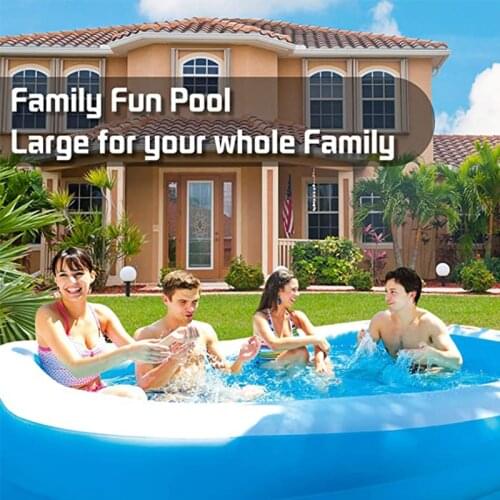 Family Inflatable Swimming Pool Lounge Pool for Kids Adult Summer Water Party Outdoor Indoor Water Swimming Pool