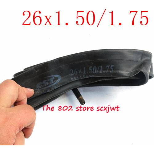 Lightning delivery 26x1.50 /1.75 Inner Tube 26 inch 1.50/1.75 For Mountain Bike Bicycle Tire Children 26inch bicycle bike tire