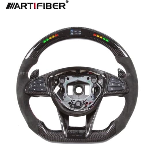 LED Steering Wheel for Mercedes Benz C43 SLC43 GLC43 GT E53 CLS53 GT53 GLE53