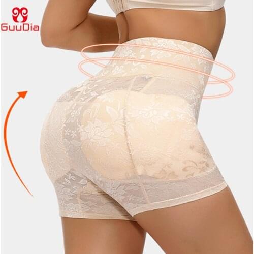 GUUDIA Thick Waistband Padded Hip Butt Lifter High Waist Trainer Body Shaper Panties Hip Ehnhancer Women Body Shaper Control