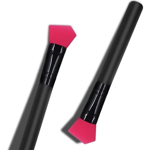 1Pc Silicone Facial Mud Mask Brushes Soft Face Mask Stirring Mixing Brush Easy to Mix and Apply Facial Care Makeup Applicator