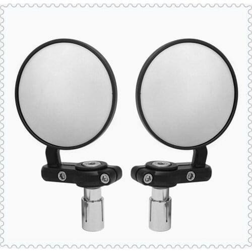 2pcs Motorcycle Mirror Round Bar End Convex Handle Bars for KTM LC4 Supermoto 990 AdventuRe 990 SMC SMCR EnduRo R MC-R Duke 640