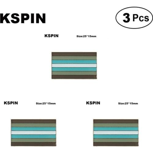 Demiboy Pride Lapel Pin Flag badge Brooch Pins Badges 3Pcs a Lot