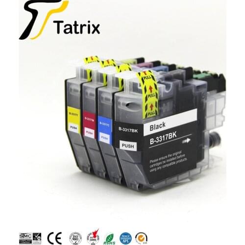 4PK For Brtoher LC3317 Full Compatible Ink Cartridge For Brtoher MFC-J5330DW/MFC-J5730DW/MFC-J6530DW/MFC-J6730DW/MFC-J6930DW