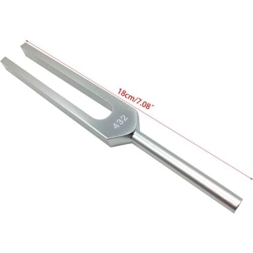 Y1UF 432 Hz Aluminum Tuning Fork with carry pouch for Ultimate Healing and Relaxation Nerve/Sensory