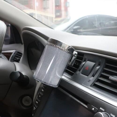 Car Ashtray, Easy Clean Up Car Ashtray with Lid Blue Led Light and Removable Lighter for Most Car Cup Holder - Blue