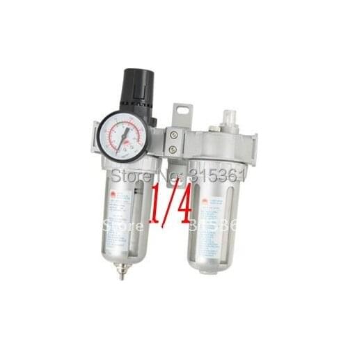 Free Shipping 5PCS/Lot 1/4'' Combination Air Filter Gas Source Treatment Tool SFC200