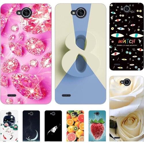 Cartoon Case For LG X Power 2 Power2 M320 M320N M 320 5.5" K10Power Cover Soft Silicone Phone Case Coque Flower Back Shell