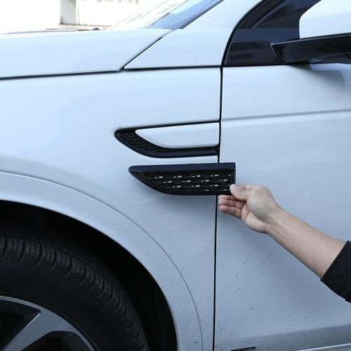 For Land Rover Discovery Sport L550 15-2020 ABS Black Car Side Vent Decoration trim Sticker Car Accessories（Replacement Parts