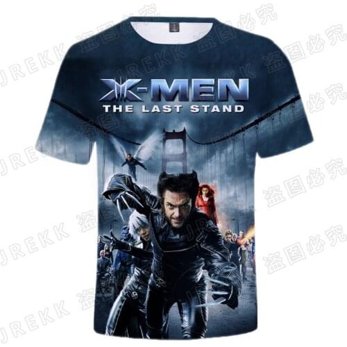 X-Men Wolverine 3D T shirt Men Women Children Summer Fashion Streetwear Boy Girl Kids Short Sleeve Printed T-shirt Cool Tops Tee