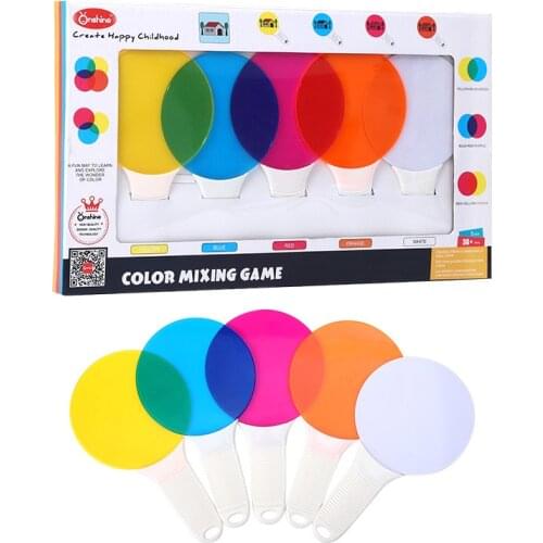 Montessori Toys Baby Coloring Learning Boards Mixed-color Games Matching Perception Change Background Color Kid Educational Toys