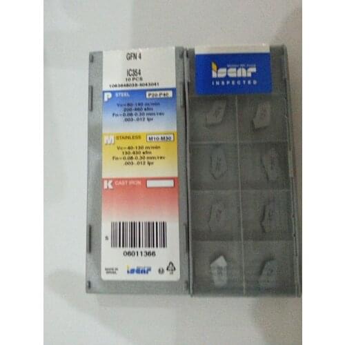 10PCS CARBIDE INSERT GFN 4 IC354