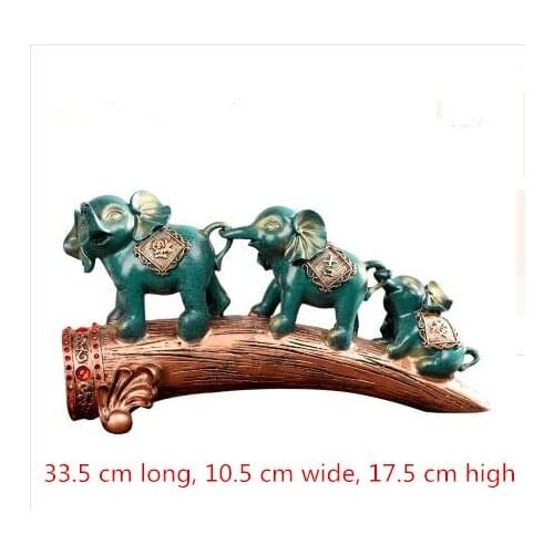 CREATIVE ELEPHANT HOME DECORATION ORNAMENTS, EUROPEAN ELEPHANT CRAFTS, OFFICE DESKTOP FURNISHINGS