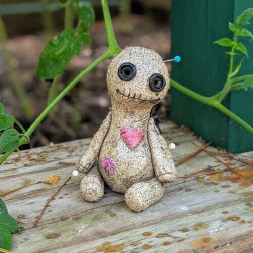 Voodoo Doll Cone Burner Incense Burner Desktop Resin Ornament Handmade Carft can CSV