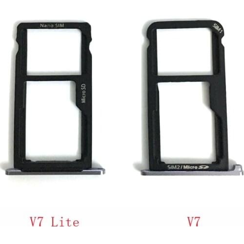 Sim Card Slot Tray Holder For ZTE Blade V7 V7 Lite Sim Socket Adapter Replacement Parts