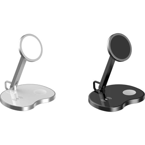 3-in-1 Magnetic Wireless Charger for iPhone 12 Series/IWatch/,Replacement for Apple Charger