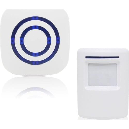 One For One Multifunctional Sensor Doorbell Wireless Alarm System With Motion Detector Access Alarm Motion Sensor Home Security