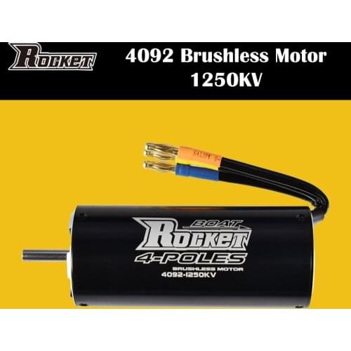 New Rocket 4092 1250KV 5mm Motor Shaft Brushless Sensorless Motor for RC 800-1000mm Boat