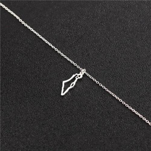 10 Asian Country Stat Hollow Map Israel hometown Necklace Charm Pendant Outline Pride Jewish Judaica Jerusalem Hebrew necklace