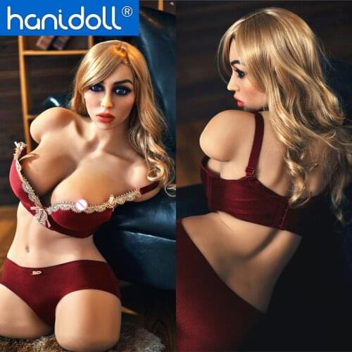 Hanidoll TPE Sex Dolls Torso Half Body Realistic Vagina Butt Lifelike Real Sex Doll Adult Toys for Men Love Doll Sex Doll