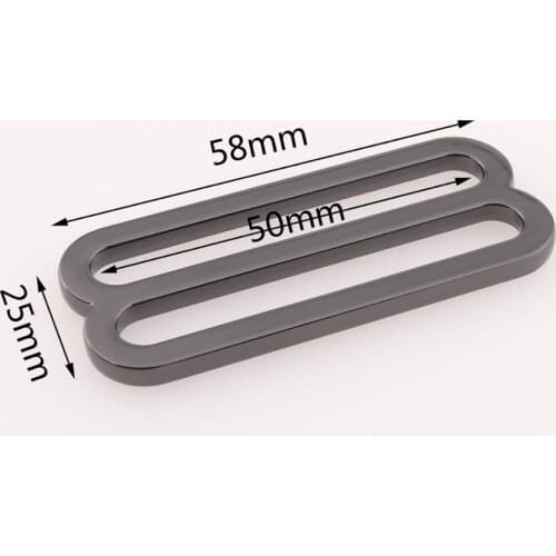 Release Belt Adjuster Buckles 38mm/50mm Bra Buckles Strap Slider Rectangle Fastener Bag Hardware Sewing Accessory