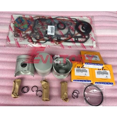 Yanmar 3T84HLE 3D84-1C 3T84HTL 3T84HL overhaul piston ring gasket bearing