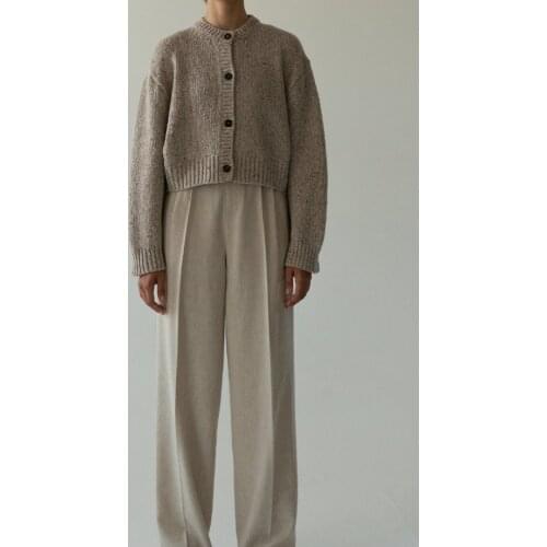 Women Sweater 2020 New Autumn and Winter Minimalist High-quality Korean Loose Short Cardigan