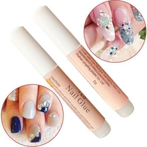 1Pcs 2g Professional False Nail Decorative Nail Glue Nail Adhesive Glue Nail Art Decoration False Nail Extension Glue