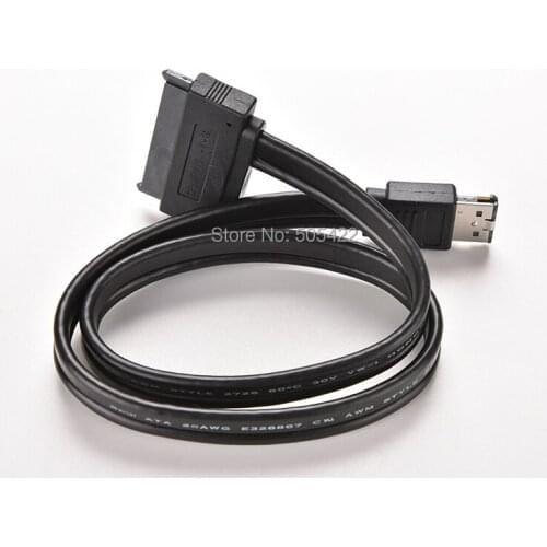 11pin Power Over eSata /USB /eSatap Combo to 2.5" SATA 7+15 22 Pin Cable
