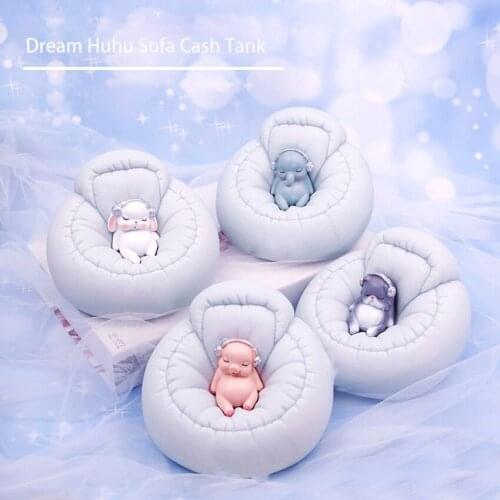 2pcs/set Cartoon Animal Money Box 2 In 1 Money Coins Money Boxes cute Storage Box Save Money for Children Gifts Home Decoration