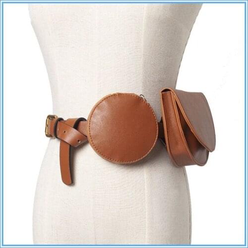 2 bag 1 set waist bags for Ladys 2020 Lovely style fanny packs Womans fashion belt bag Girls small Phone Bags Purse SMT123